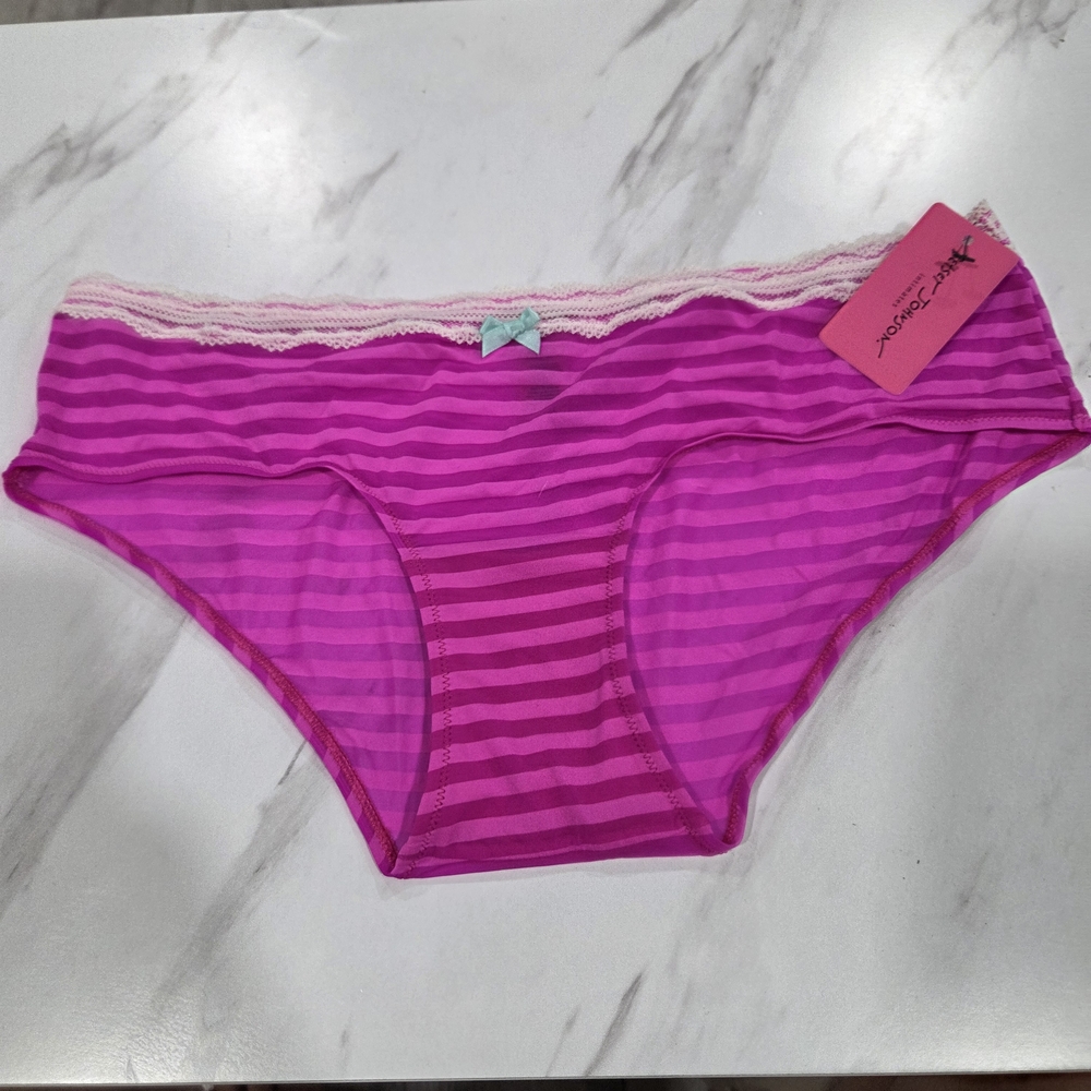 Betsey Johnson Fuchsia Striped  Bottoms
